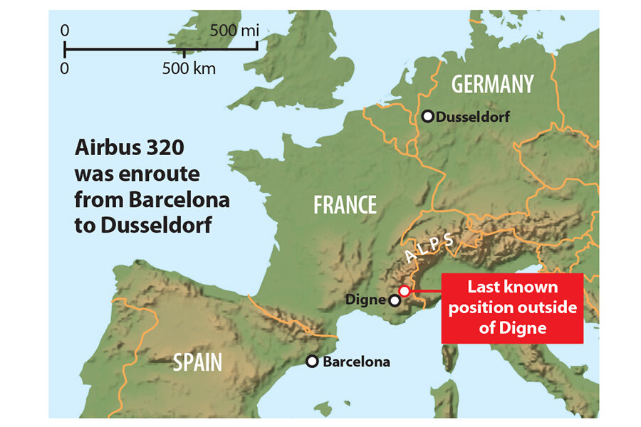 Lufthansa A320 crashes in French Alps, 148 on board, no survivors